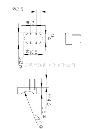 磁环底座  电感底座...