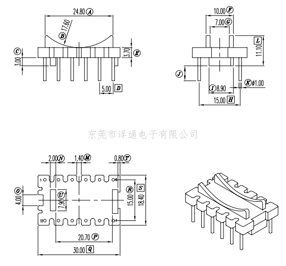 30mm磁环底座28...