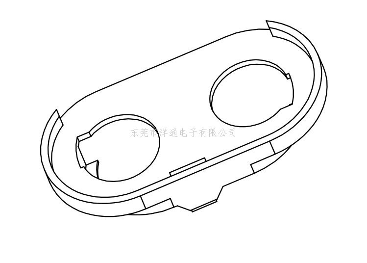 80mm磁环底座 电...