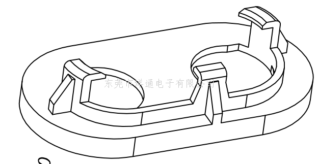 71mm磁环底座 电...