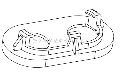 71mm磁环底座 电...