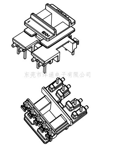 EE23变压器骨架E...