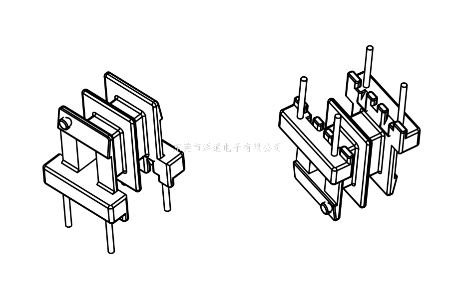 EE8.3变压器骨架...