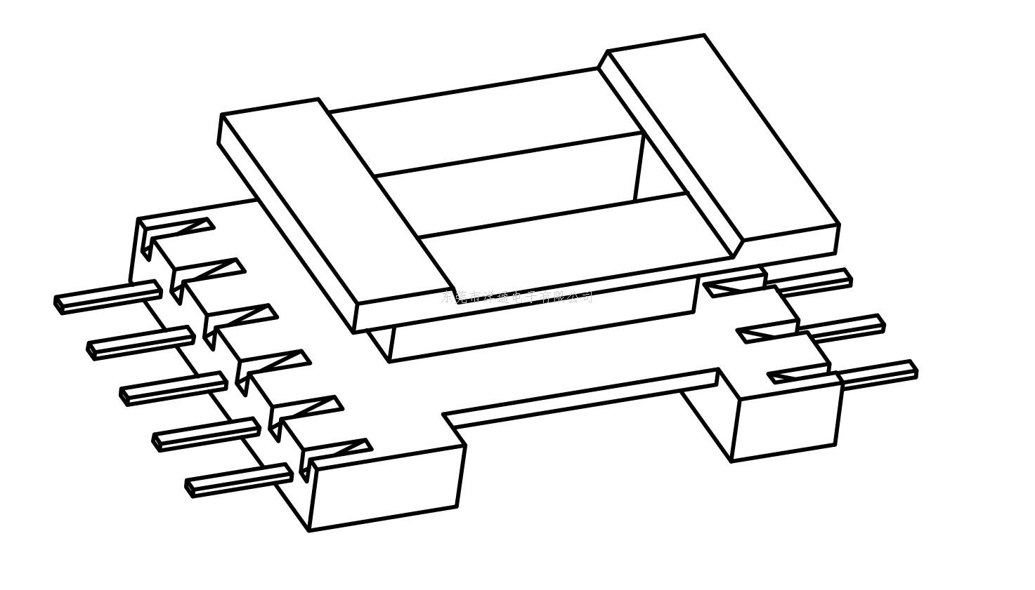 EE16.5变压器骨...
