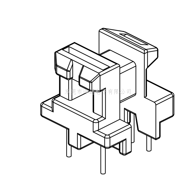 EE12.5变压器骨...