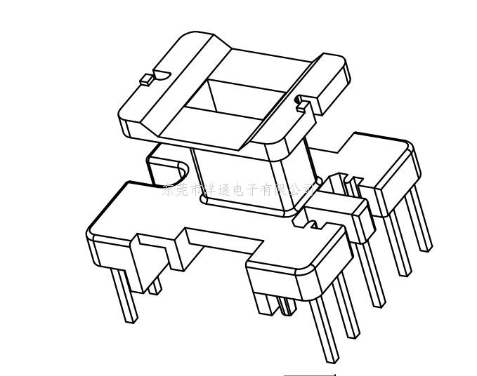EE13变压器骨架E...