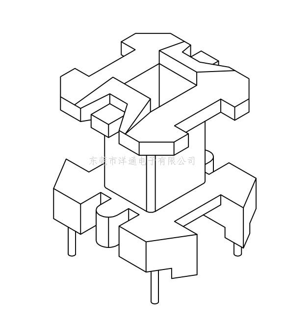 EE16变压器骨架E...