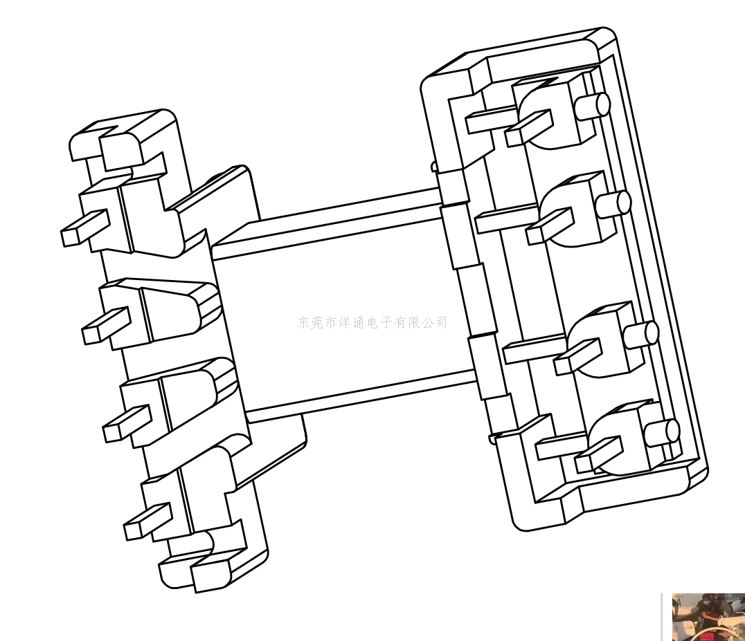 ​EE16变压器骨架...