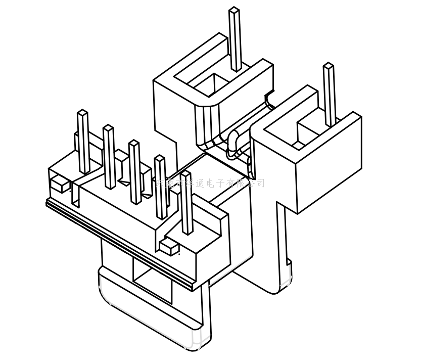 ​EE16变压器骨架...