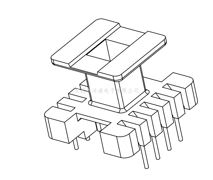 EI19变压器骨架E...