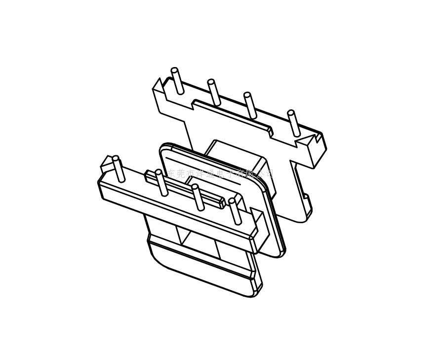 EE20变压器骨架E...