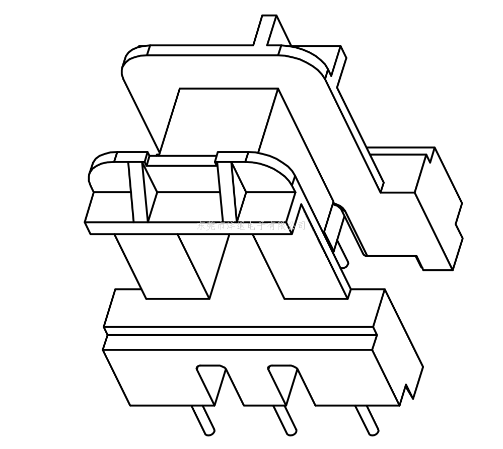 EI24变压器骨架E...