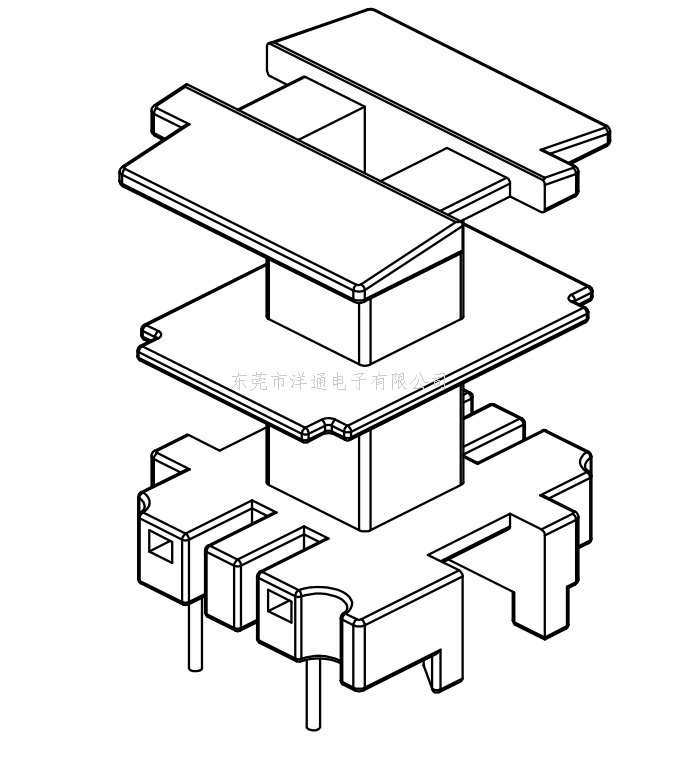 ​EE25变压器骨架...