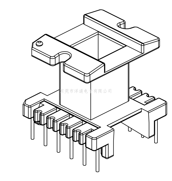 EI33变压器骨架E...