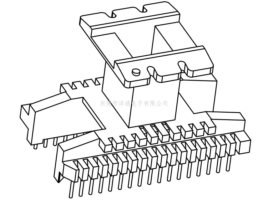 EI33变压器骨架E...