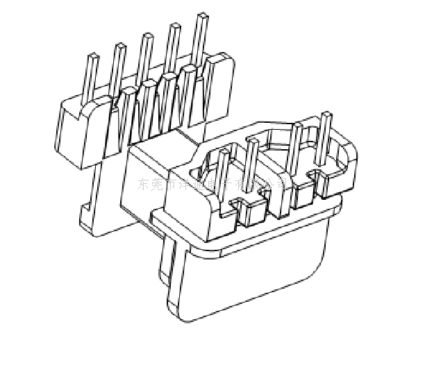 EE16变压器磁芯骨...