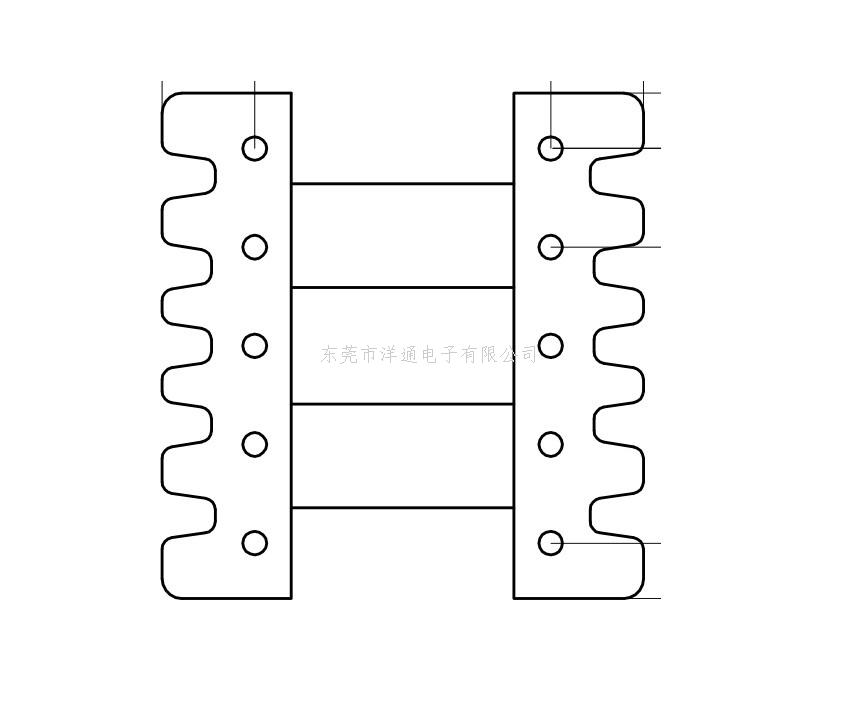 EE12.5变压器骨...