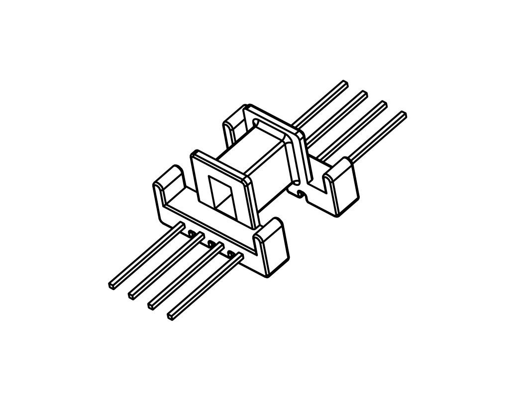 EE10变压器骨架外...